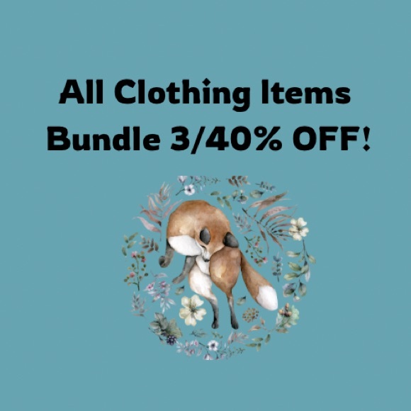 Bundle Any 3 Clothing Items for 40% Off - Picture 1 of 1